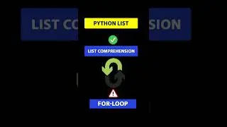 Python Trick: Use List Comprehension instead of raw for loop