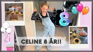 Celine 8 år! Massa Sticht-presenter & annat kul!