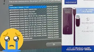 How to find DAW files on external SSD reader