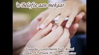 'n Belofte aan mekaar - Ds Ryno Louw