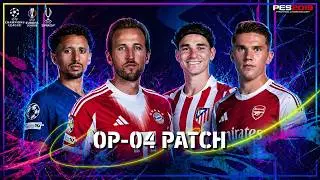 OP-04 Patch V2.0 PES 2019 All In One 2025-2026