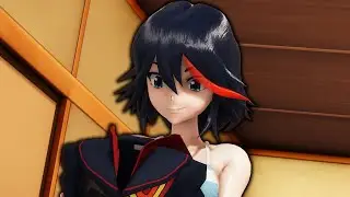 Ryuko smells Senketsu 