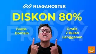 Diskon 80% ‼️ Hosting Niagahoster di Black Friday
