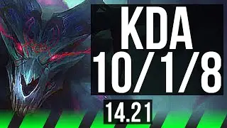 VOLIBEAR vs SHYVANA (JGL) | 10/1/8, 2100+ games, Legendary | EUNE Grandmaster | 14.21