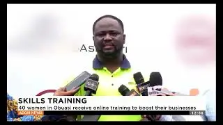 40 women in Obuasi receive online training to boost their business - Premtobre Kasee on Adom TV