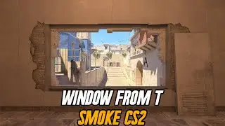 CS2 Mirage | Window Smoke From T Spawn