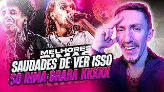 (SÓ ENCAIXADA!! KKKK) REAGINDO ao MELHORES RIMAS da BDA 7 ANOS! | REACT