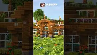 Minecraft Greenhouse 🌳 #shorts
