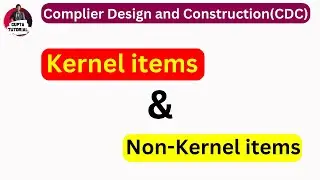 Kernel and Non-Kernel items | Example | 