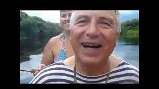 На рыбалке с дочкой и внучкой