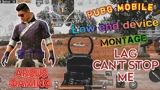LAG MAKES YOU MORE POWERFUL | PUBG MOBILE LOW END DEVICE MONTAGE |LOW END DEVICE PUBG PRO PLAYER |