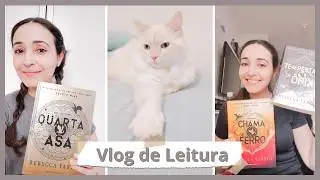 VLOG#43 - SURTO de Leitura QUARTA ASA e Muitos livros de fantasia