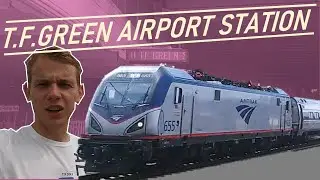 Northeast Regional at High Speed! | MBTA TF Green Airport Station in Rhode Island
