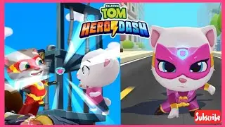 Talking Tom Hero Dash Gameplay Walkthrough - Rescatando a Ángela Android / iOS 2020