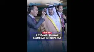 'Perisai Hidup' Jokowi Resmi Menjadi Jenderal TNI