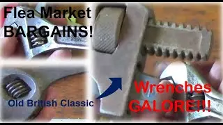 4th car boot sale - Wrenches GALORE! - Classic Old Vintage Tools - Tool Haul