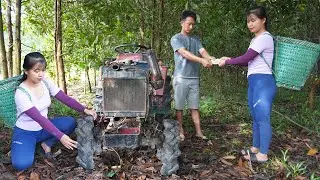 Starting the SHIBAURA1700 tractor (inline three-cylinder engine) Will it still run after 30 years?