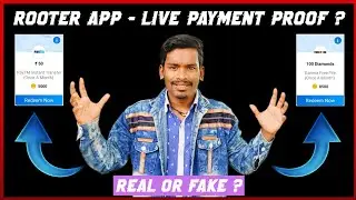 Rooter App Live Payment Proof 2022 | Minimum Redeem ₹10 For Playstore Redeem Code | Shirou Tech