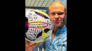 Haaland and Match Ball 😂