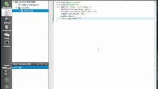 QT tutorial: First QT Applocation on Linux - Part 2 (Arabic)