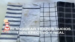 Cómo lavar trapos muy sucios , 100% efectivo y REAL