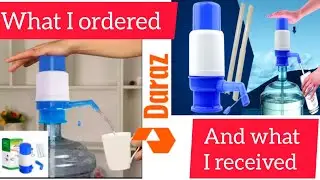 Water Dispenser Manual| Daraz finding| what I ordered and what I got ✓#darazreview @ReviewCall