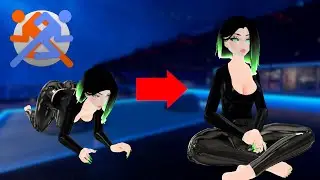 How to change the prone and crouching animations in GoGo Loco - VRCHat 3.0 Avatars Tutorial