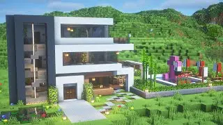 Minecraft: How to Build a Modern House | Luxury Villa Tutorial