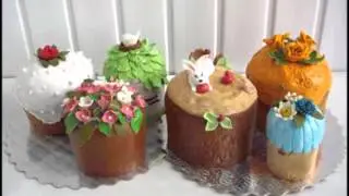 Красивые идеи, как украсить куличи на пасху