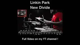 Linkin Park - New divide - Drum cover (with scrolling drum sheet) #linkinpark #drumcover