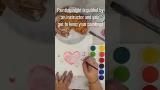 Valentine's Watercolour Paint Night at Gwartzman's