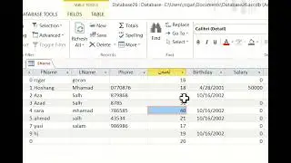 MS Access query second stage