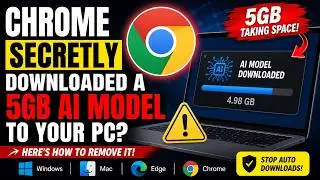 🚨 Chrome Secretly Downloaded a 5GB AI Model to Yo