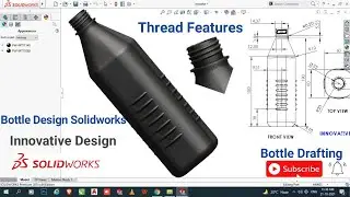 Solidworks Tutorials| Plastic Bottle Design In Solidworks | 
