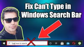 Windows 10 Search Bar Not Working FIXED!