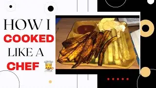 COOK LIKE A CHEF IN 4MINUTES #howto #howi #chips #plantain #chef @KardiBeTVroyalty