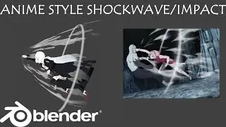 How to create Anime Style Shockwave/Impact in Blender