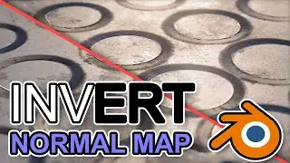 Invert/Fix Normal Map in Blender (OpenGL/DirectX) - Tutorial