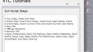 FileMaker Tutorial - 120 - Evil Script Steps