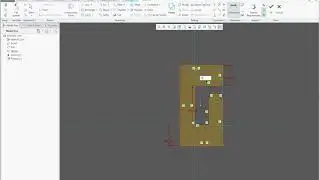 Creo Parametric Tutorial: Creating a simple block by Extrude Feature