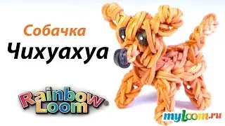 Rainbow Loom Band Chihuahua Dog. Lesson 297 | Rainbow Loom Chihuahua Dog
