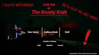 THIS MAN HAS PERSONAL BUSINESS WITH ME | 3 AM at the Krusty Krab Story & Endless Mode COMPLETE
