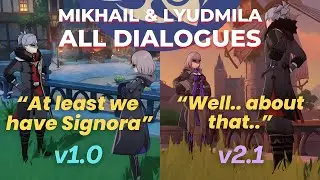 All Fatui Dialogues (Mikhail & Lyudmila) from v1.0 – v6.0 (with Text-To-Speech) | Genshin Impact
