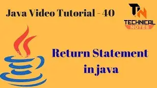 Return Statement in java