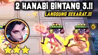 2 HANABI CADIA BINTANG 3.!! MUSUH LANGSUNG SEKARAT.!! COMBO MAGIC CHESS TERKUAT
