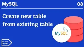 Create a new table using an existing table in database