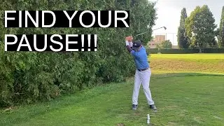 GOLF TIPS: HOW TO PAUSE THE TOP OF THE BACKSWING FOR BEST CONTROL!!!