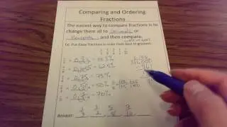 Comparing and Ordering Fractions