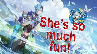 Wishing for and Testing Out Eula - Her Gameplay Feels So Smooth! | Genshin Impact