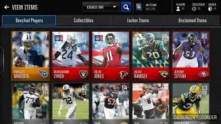 HIDDEN MADDEN MOBILE SET PULL 24/7 ELITES FASTER